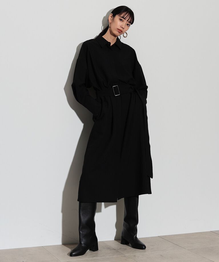 GALLEST「ベルテッドフォルムシャツワンピース」|ワンピース|