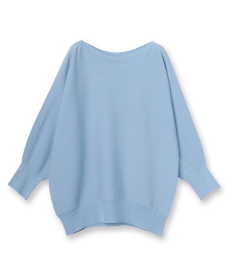 INDIVI「春SALE！【洗える／無縫製】美シルエット ドルマンスリーブニット」|ニット・セーター|