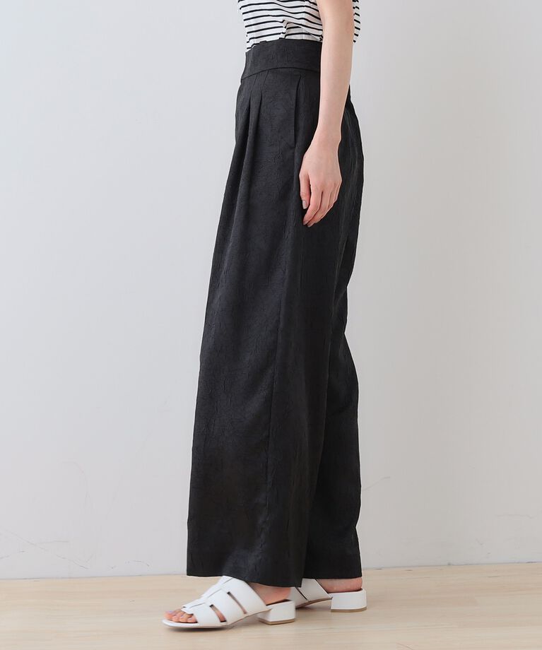 INDIVI「春SALE！【サスペンダー付き】2WAYクラッシュサテンパンツ」|その他|