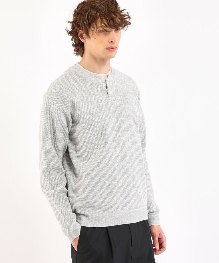 TAKEO KIKUCHI「【THE FLAGSHIP】ヘンリーネック 徳島ニット」|ニット・セーター|