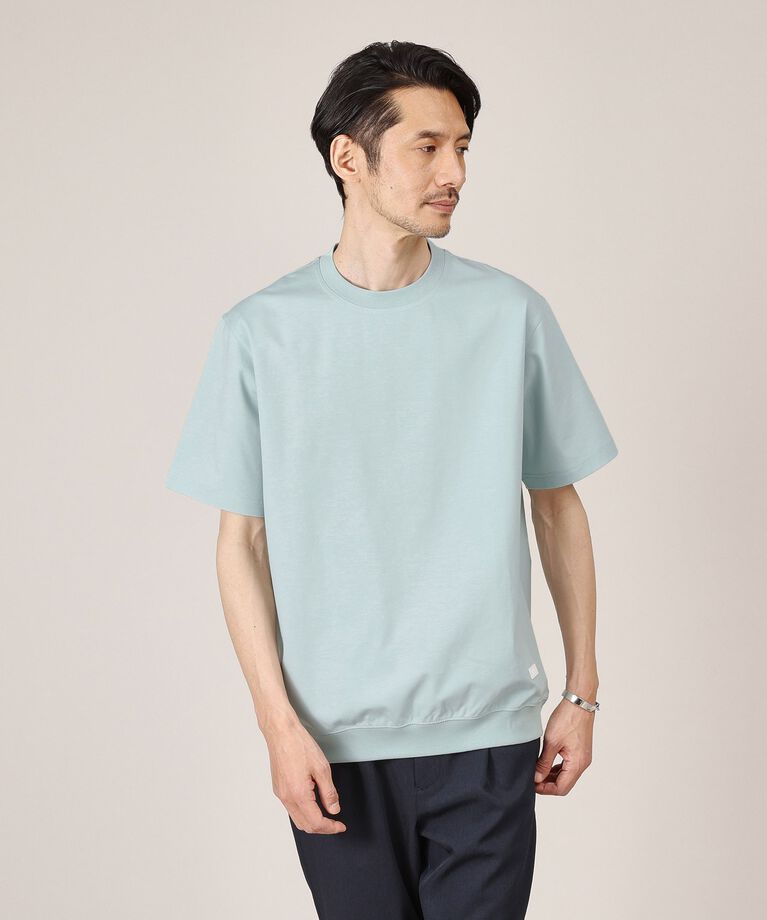 TAKEO KIKUCHI「【抗菌防臭／5サイズ展開】ハイゲージポンチ Tシャツ」|Tシャツ・カットソー|ブルー(091)