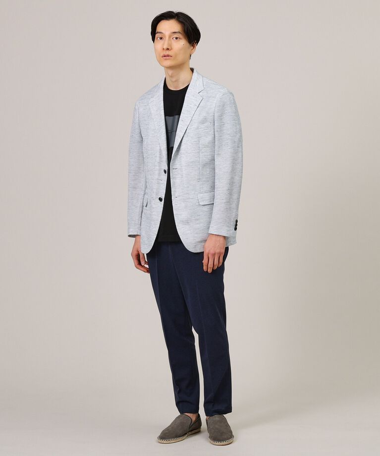 TAKEO KIKUCHI「【尾州織】リネンブレンド メッシュ ジャケット」|テーラードジャケット|