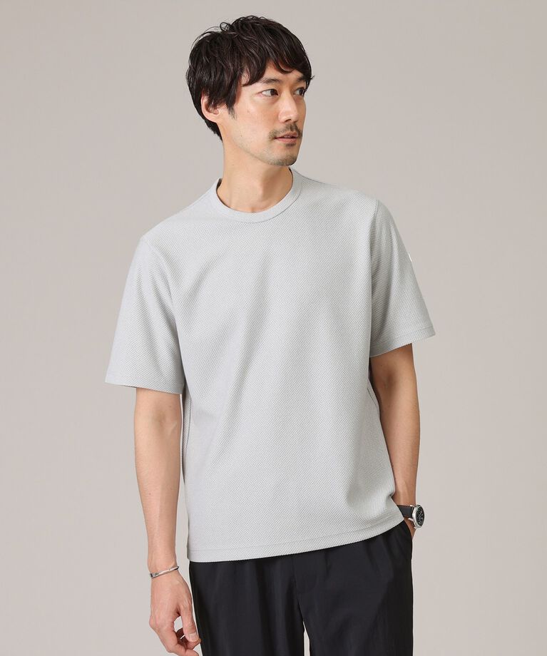 TAKEO KIKUCHI「【尾州織/Made in JAPAN】メランジ Tシャツ」|Tシャツ・カットソー|ライトグレー(011