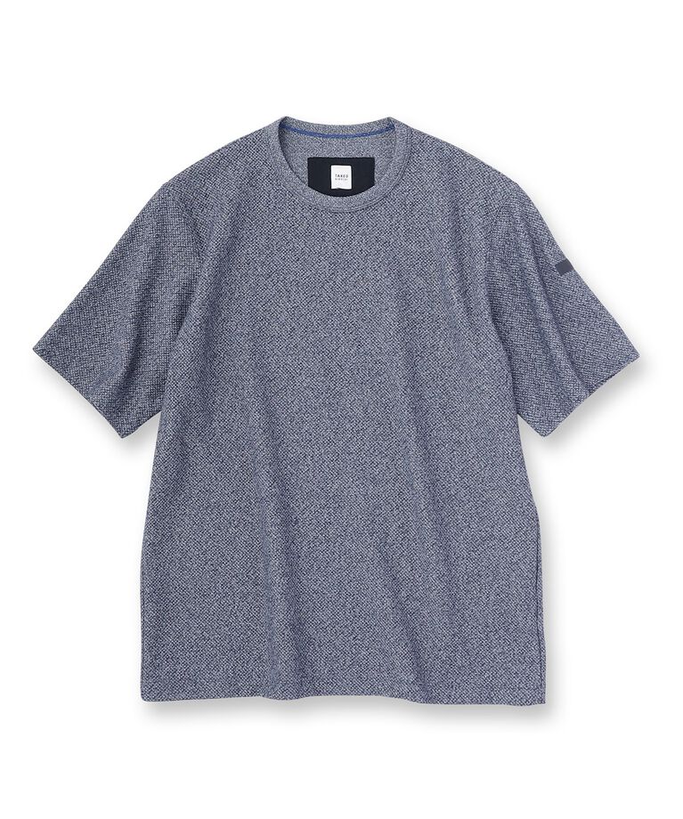 TAKEO KIKUCHI「【尾州織/Made in JAPAN】メランジ Tシャツ」|Tシャツ・カットソー|