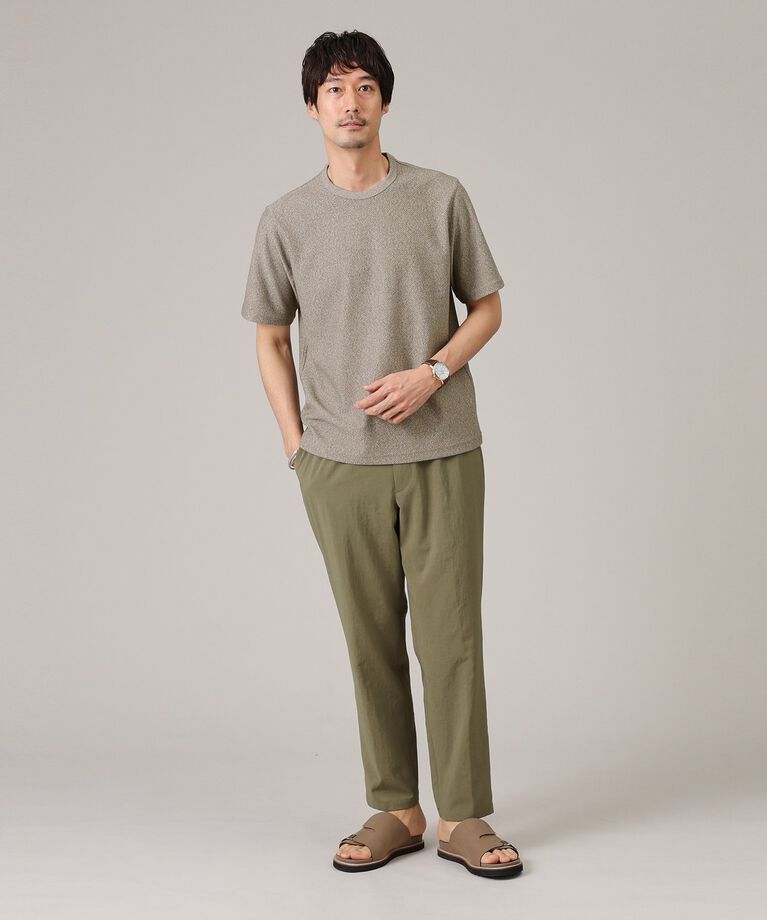 TAKEO KIKUCHI「【尾州織/Made in JAPAN】メランジ Tシャツ」|Tシャツ・カットソー|