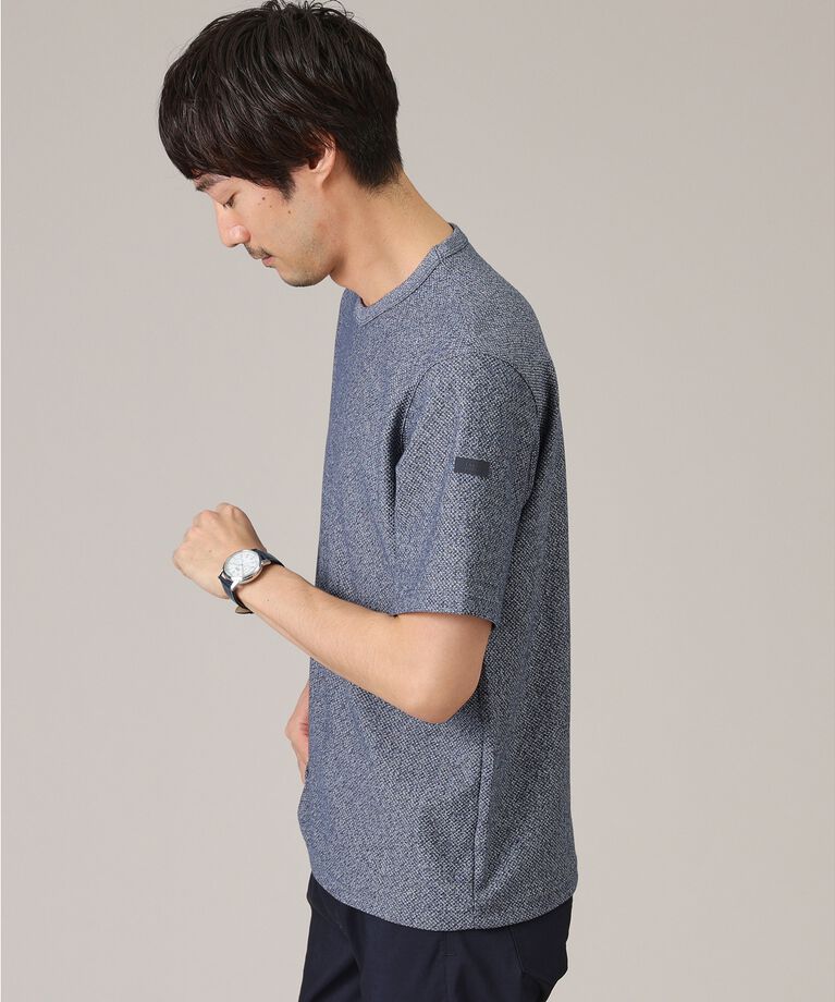 TAKEO KIKUCHI「【尾州織/Made in JAPAN】メランジ Tシャツ」|Tシャツ・カットソー|