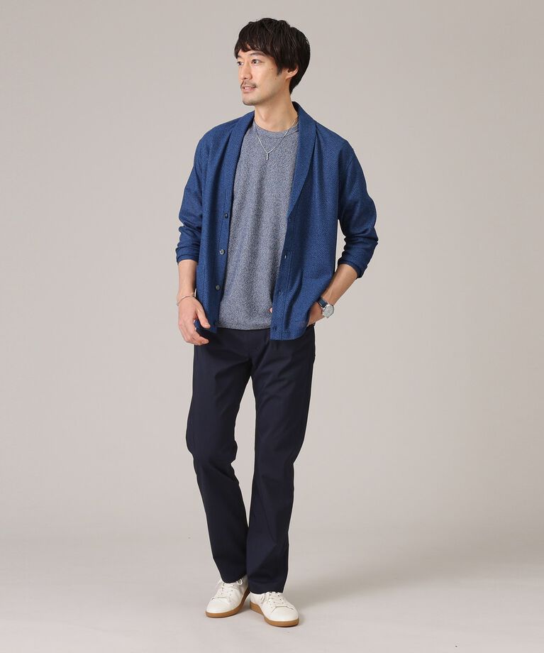 TAKEO KIKUCHI「【尾州織/Made in JAPAN】メランジ Tシャツ」|Tシャツ・カットソー|