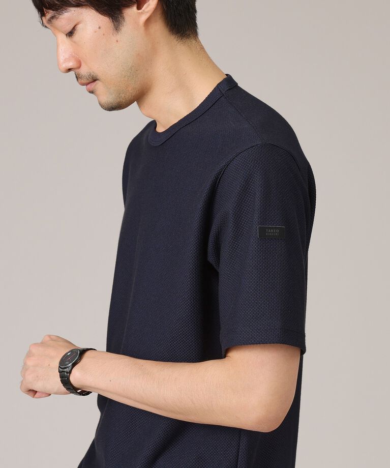 TAKEO KIKUCHI「【尾州織/Made in JAPAN】メランジ Tシャツ」|Tシャツ・カットソー|