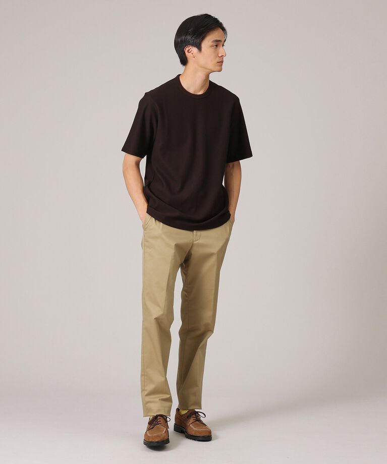 TAKEO KIKUCHI「【尾州織/Made in JAPAN】メランジ Tシャツ」|Tシャツ・カットソー|