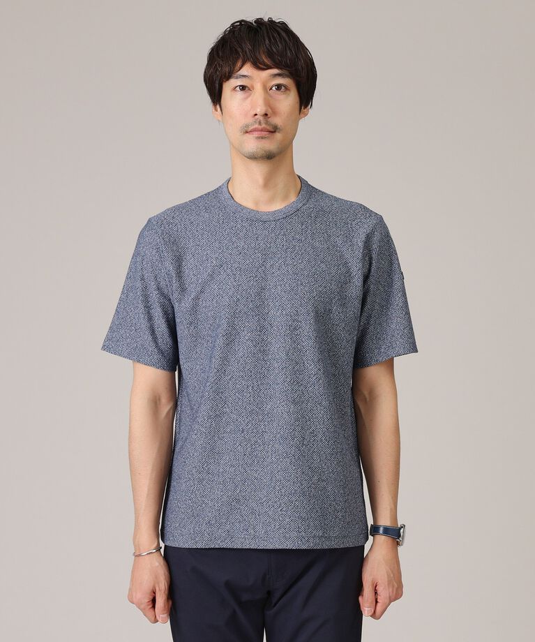 TAKEO KIKUCHI「【尾州織/Made in JAPAN】メランジ Tシャツ」|Tシャツ・カットソー|