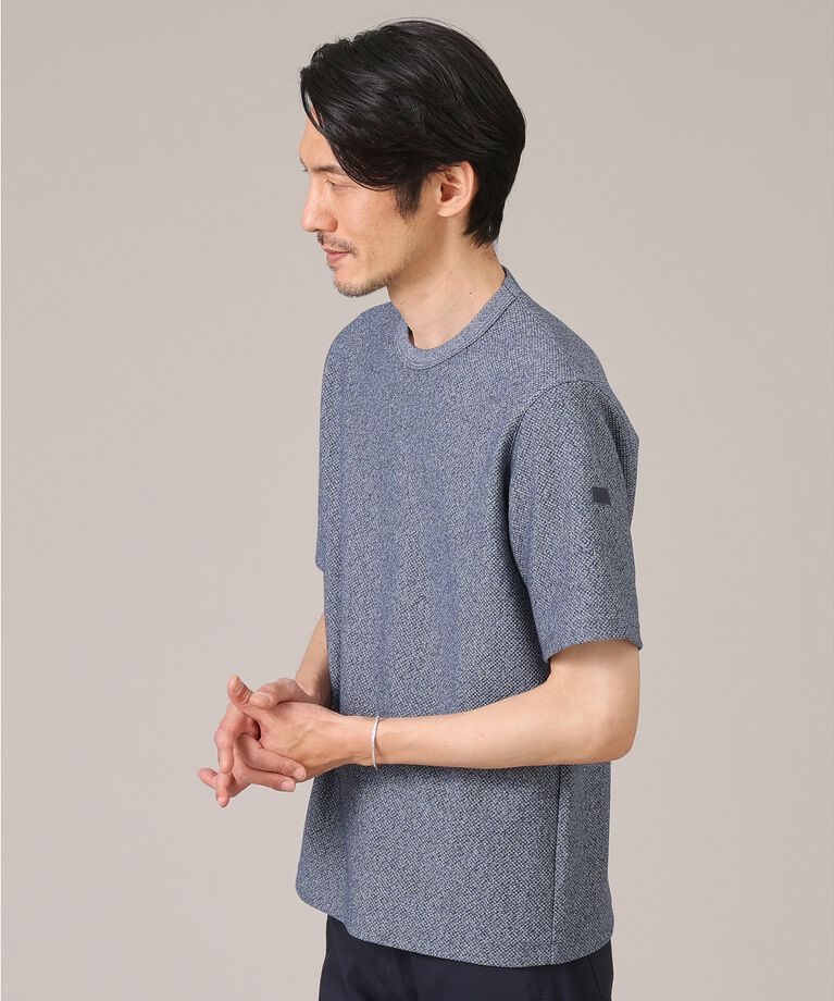 TAKEO KIKUCHI「【尾州織/Made in JAPAN】メランジ Tシャツ」|Tシャツ・カットソー|