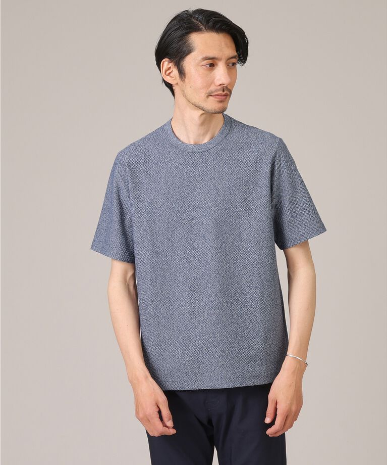 TAKEO KIKUCHI「【尾州織/Made in JAPAN】メランジ Tシャツ」|Tシャツ・カットソー|