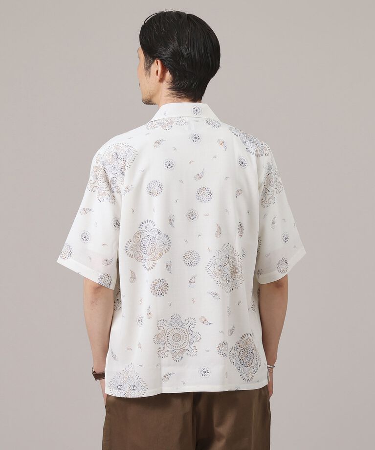 TAKEO KIKUCHI「【ペイズリー紋】オープンカラーシャツ」|シャツ・ブラウス|