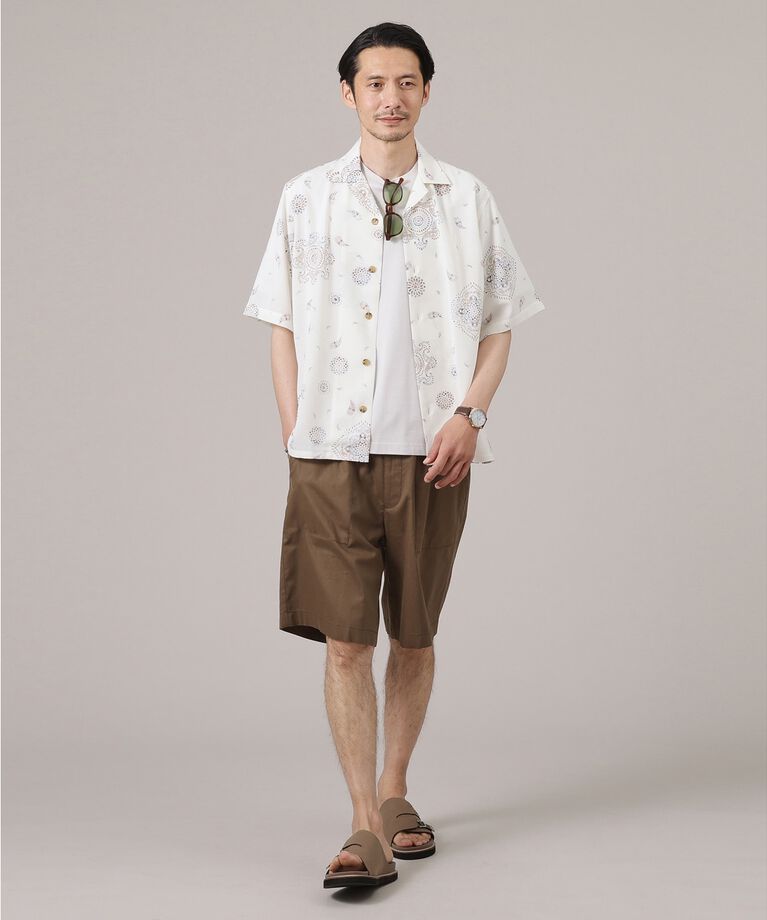 TAKEO KIKUCHI「【ペイズリー紋】オープンカラーシャツ」|シャツ・ブラウス|