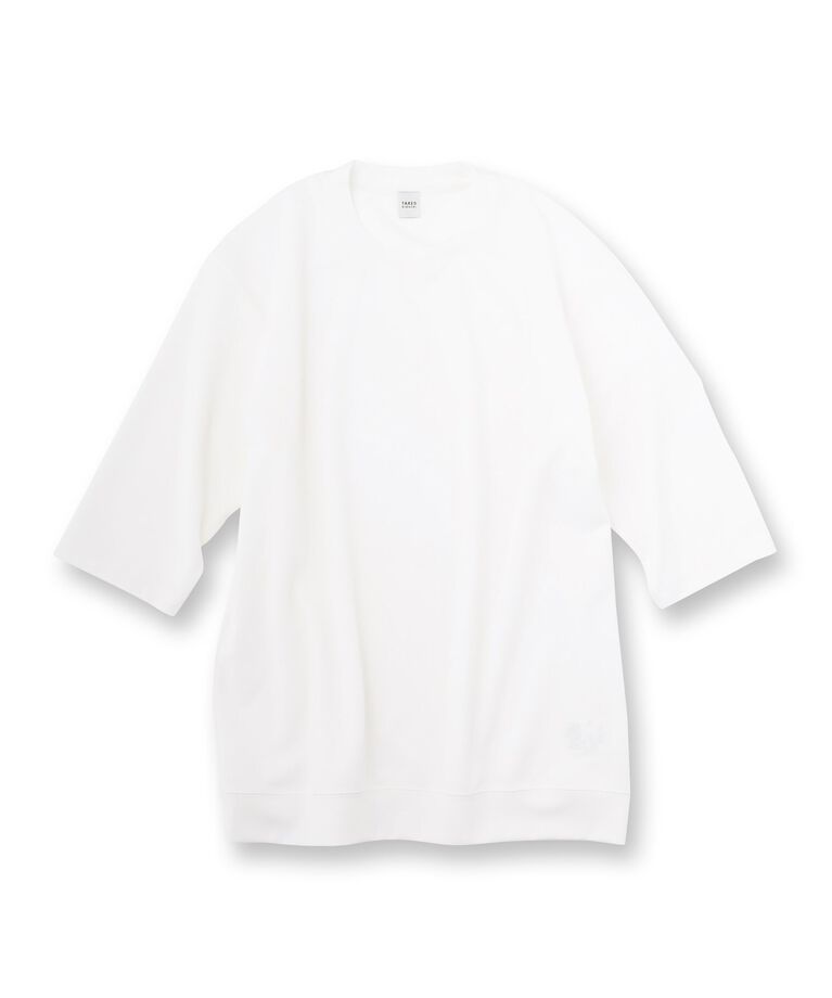 TAKEO KIKUCHI「【接触冷感/Made in JAPAN】七分袖 梨地カットソー」|Tシャツ・カットソー|