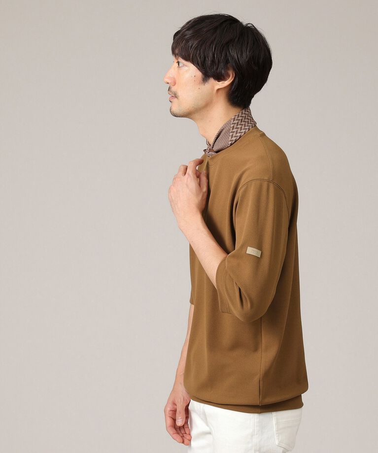 TAKEO KIKUCHI「【接触冷感/Made in JAPAN】七分袖 梨地カットソー」|Tシャツ・カットソー|
