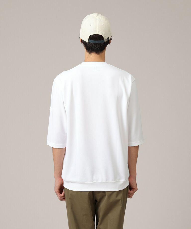 TAKEO KIKUCHI「【接触冷感/Made in JAPAN】七分袖 梨地カットソー」|Tシャツ・カットソー|