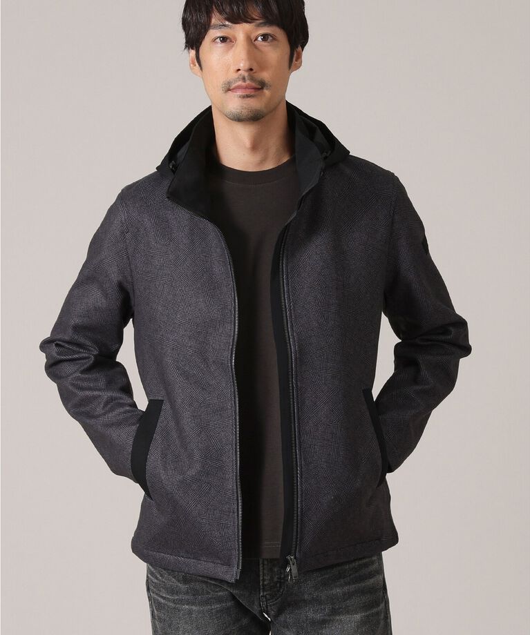 TAKEO KIKUCHI「【DOWN FABRIC】ダウンファブリック　フード ZIP UP　ブルゾン」|ブルゾン・スタジャン|