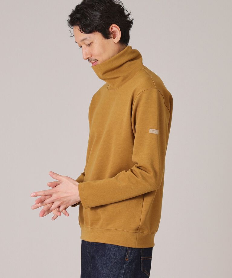 TAKEO KIKUCHI「ウールブレンド オフタートルネック カットソー」|Tシャツ・カットソー|