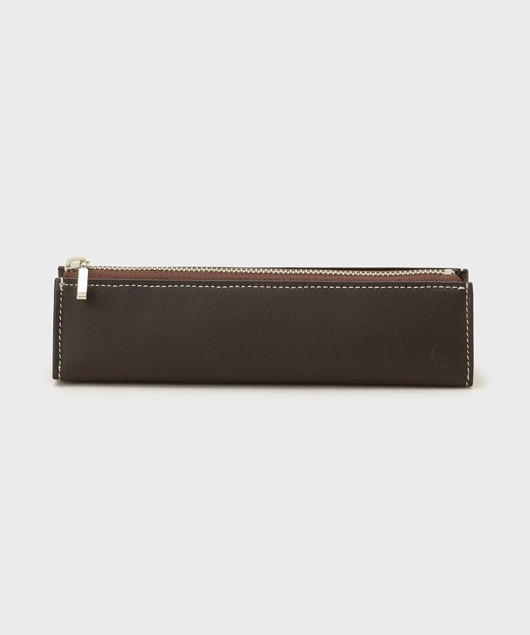 TAKEO KIKUCHI「【Made in JAPAN】ラムタッチレザー ペンケース」|ステーショナリー|ﾌﾞﾗｳﾝ(043)