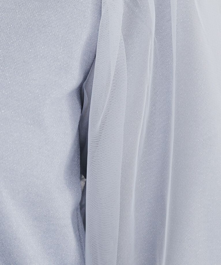 index「チュールドッキングスリーブラメトップス【洗濯機洗い可】」|Tシャツ・カットソー|