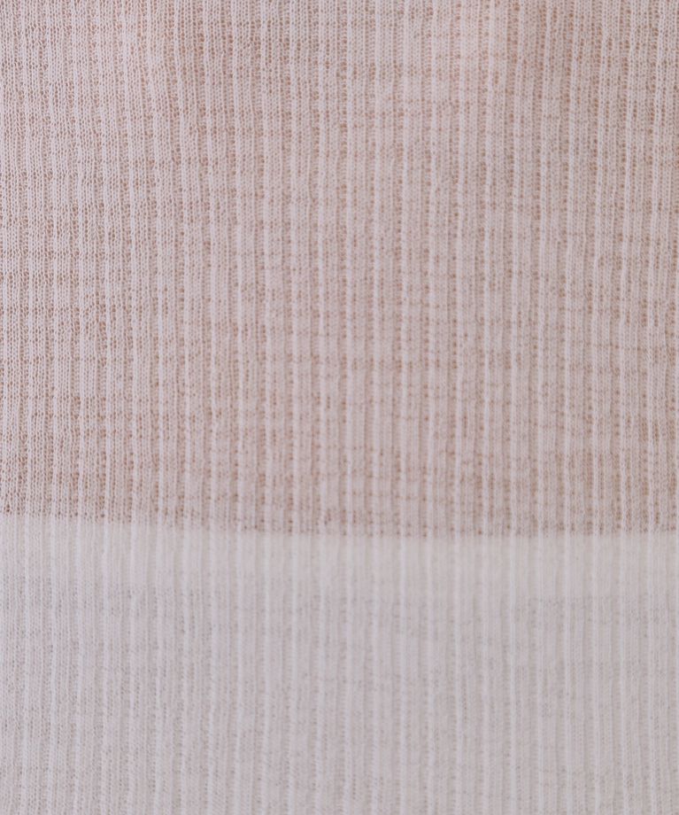 OPAQUE.CLIP「シアーリブカットソー【洗濯機洗い可】」|Tシャツ・カットソー|