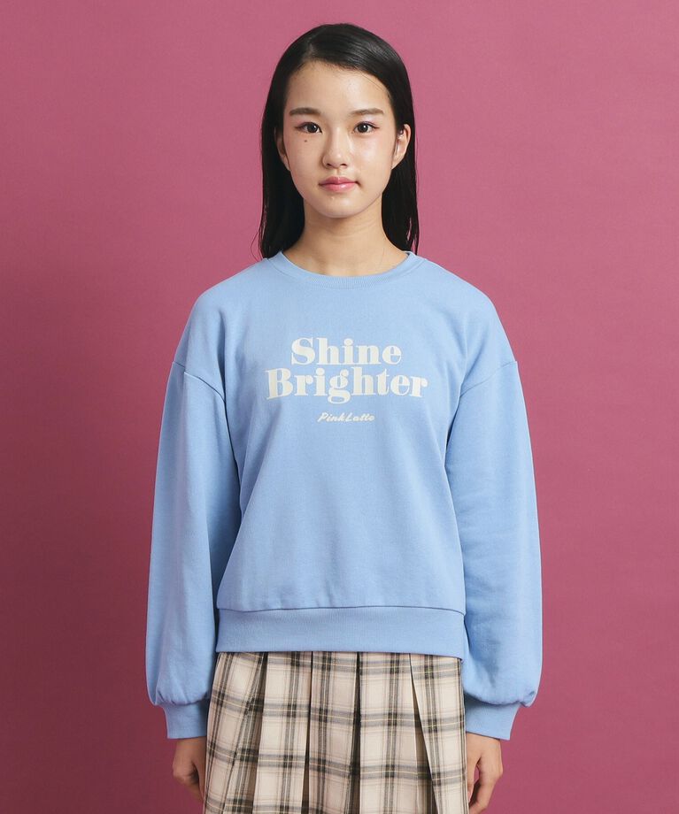 PINK-latte「リンガー裏毛プルオーバー」|Tシャツ・カットソー|