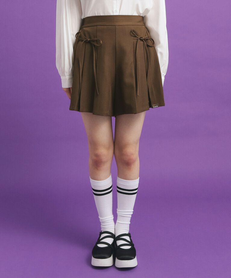 PINK-latte「リボンキュロットパンツ」|キュロット|