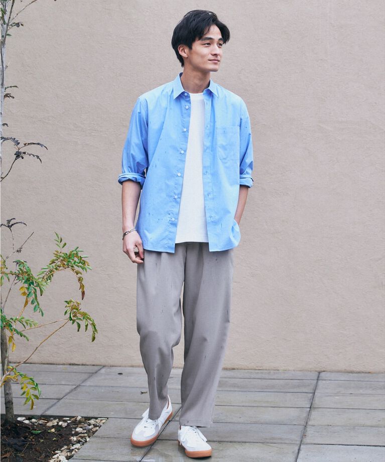 THE SHOP TK「【吸水速乾/UVカット/接触冷感】テクリーノワイドイージーパンツ」|その他|
