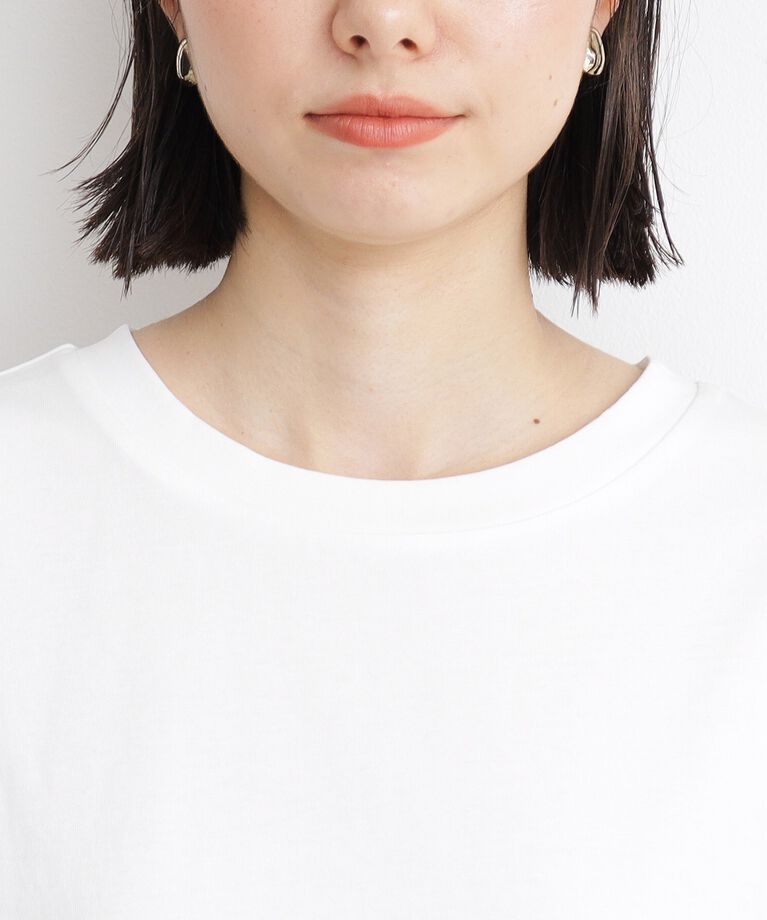 THE SHOP TK「【7.16新色入荷/UV/接触冷感/洗濯OK/毛玉になりにくい】袖シアーTシャツ」|Tシャツ・カットソー|