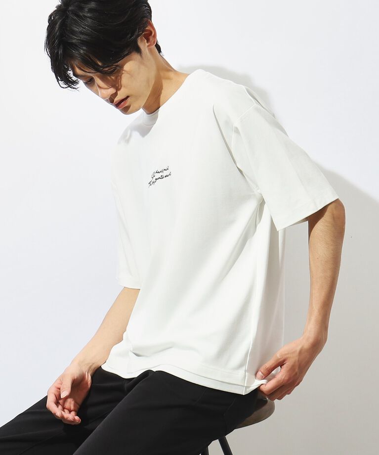 THE SHOP TK「【接触冷感】ポンチフェイクレイヤードTシャツ」|Tシャツ・カットソー|