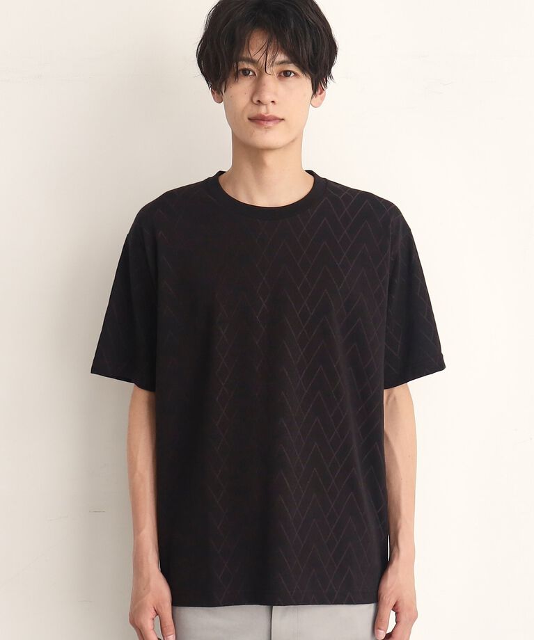 THE SHOP TK「ジオメトリックリンクス半袖Tシャツ」|Tシャツ・カットソー|