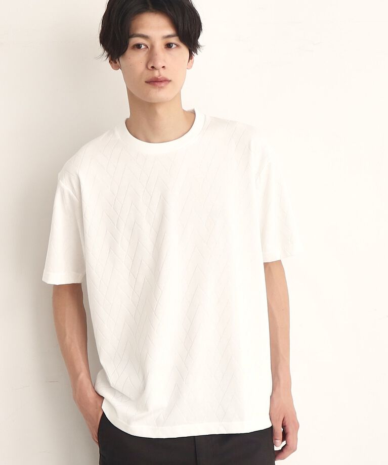 THE SHOP TK「ジオメトリックリンクス半袖Tシャツ」|Tシャツ・カットソー|