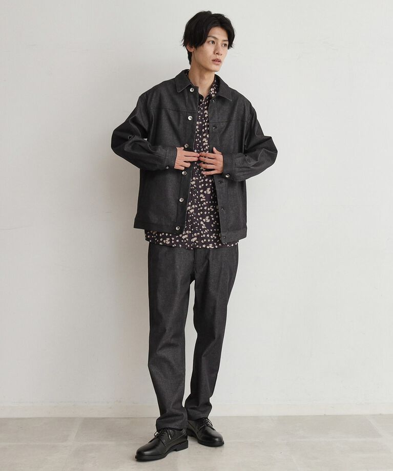 THE SHOP TK「エバーデニムワイドパンツ　セットアップ可／色落ちしにくい」|デニム|