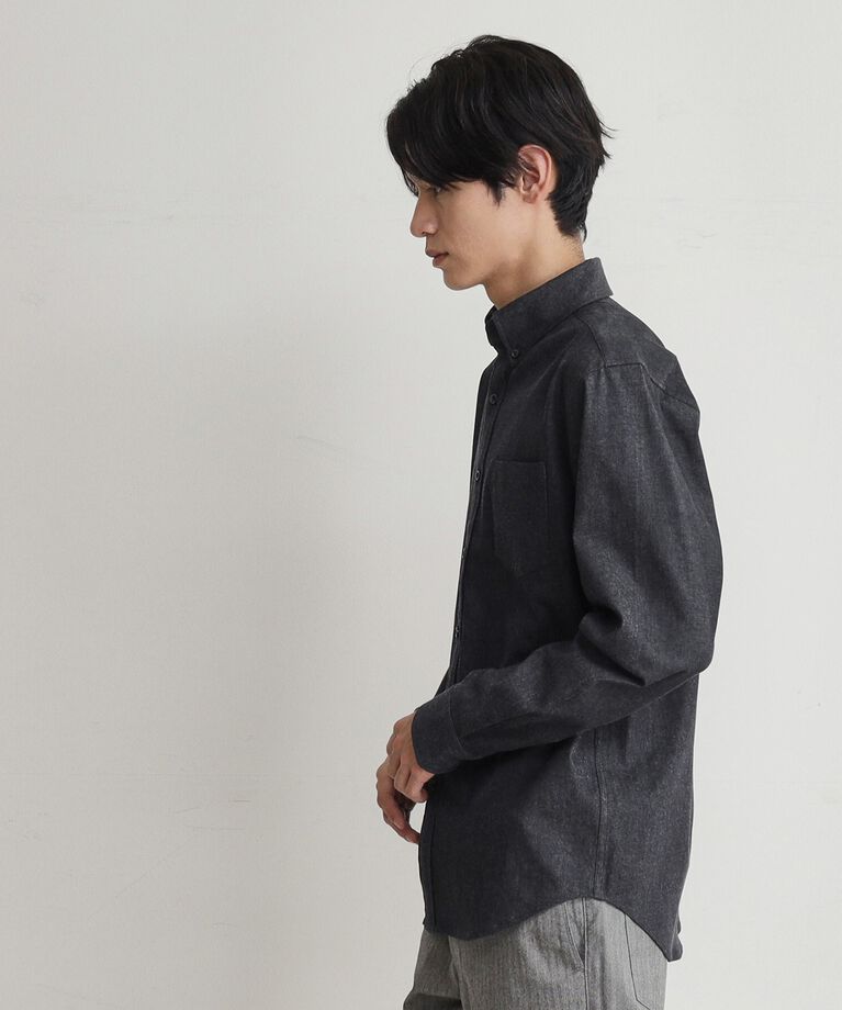 THE SHOP TK「【色落ちしにくい】エバーデニムシャツ」|シャツ・ブラウス|