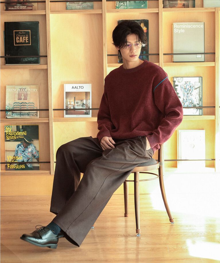 THE SHOP TK「【ハグするニット】モールニットクルーネック　親子リンク/ユニセックス」|ニット・セーター|