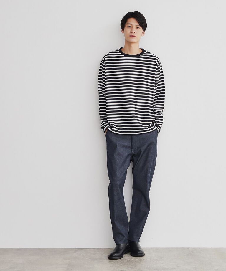THE SHOP TK「サカリバクルーネック長袖Tシャツ」|Tシャツ・カットソー|