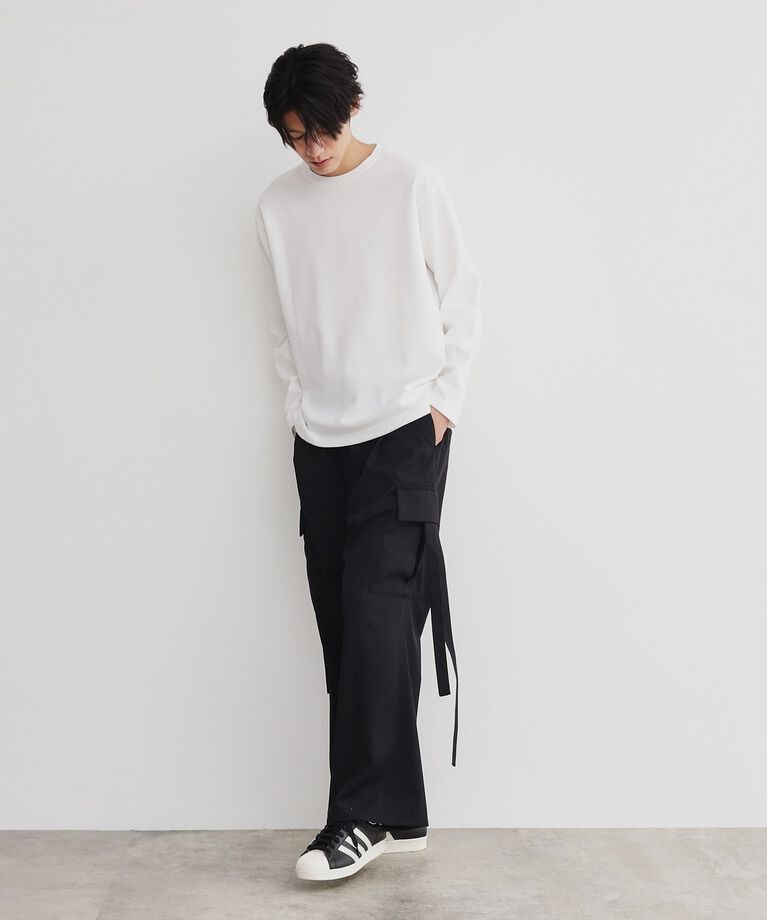 THE SHOP TK「サカリバクルーネック長袖Tシャツ」|Tシャツ・カットソー|