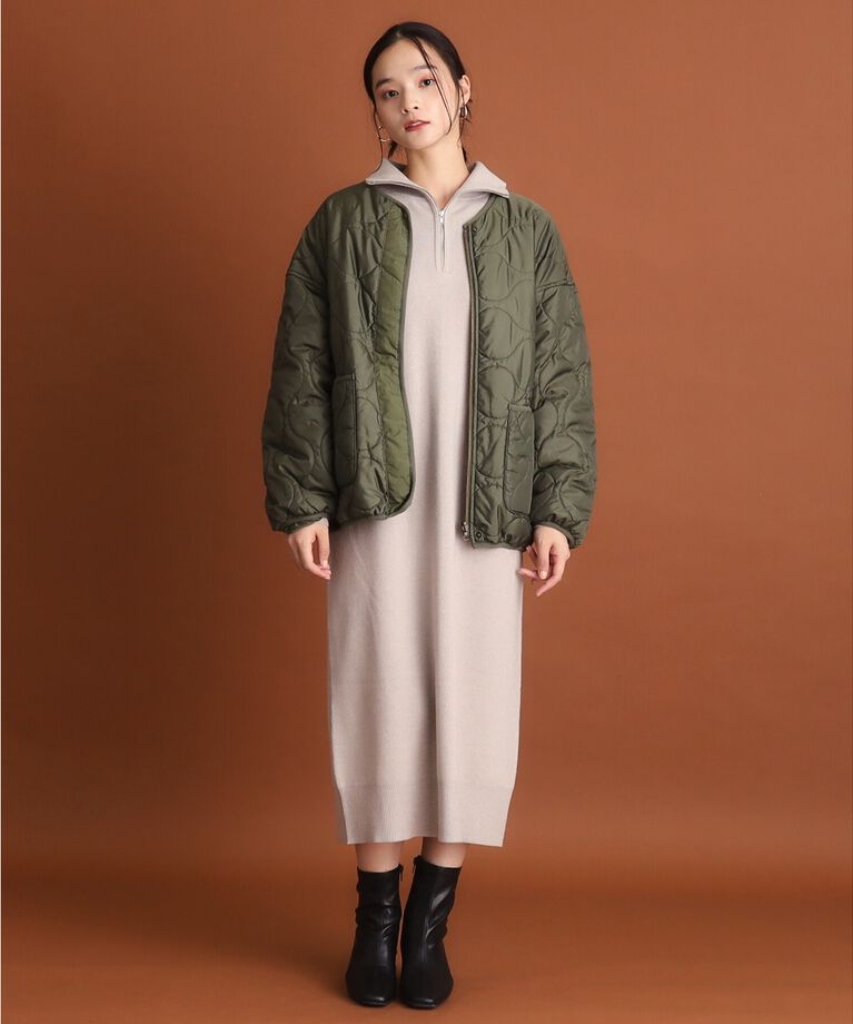 THE SHOP TK「【蓄熱保温】リバーシブルキルトブルゾン」|ブルゾン・スタジャン|