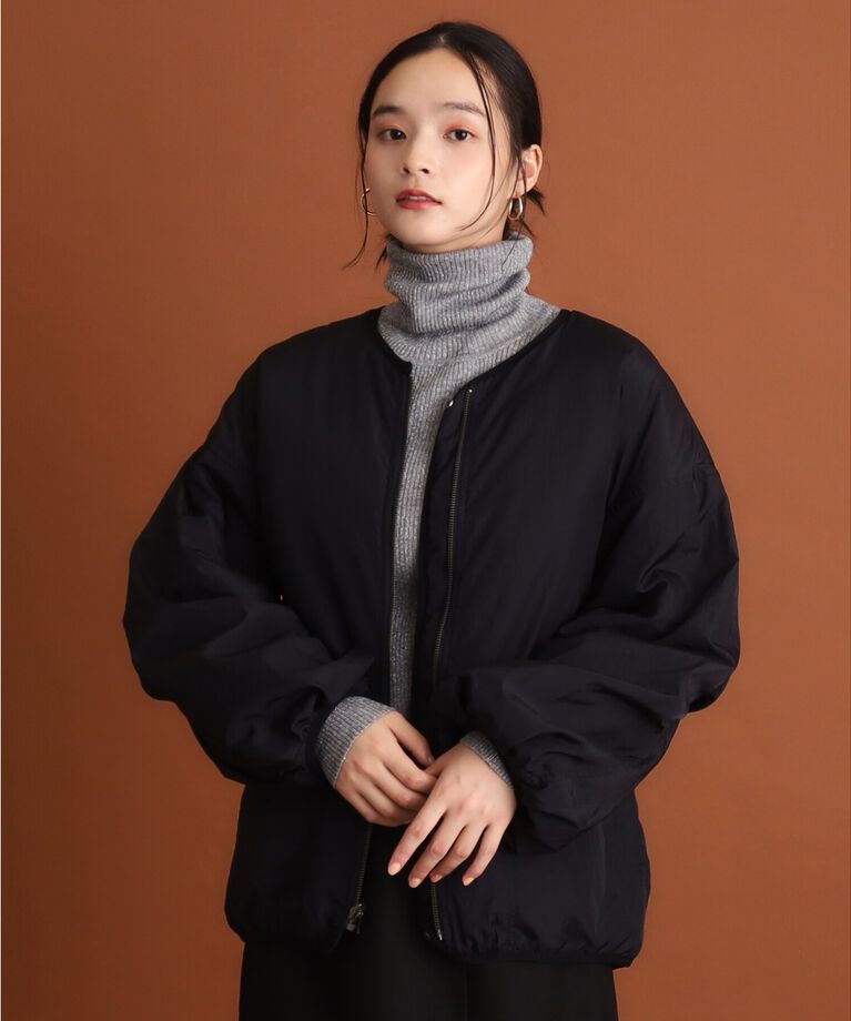 THE SHOP TK「【蓄熱保温】リバーシブルキルトブルゾン」|ブルゾン・スタジャン|
