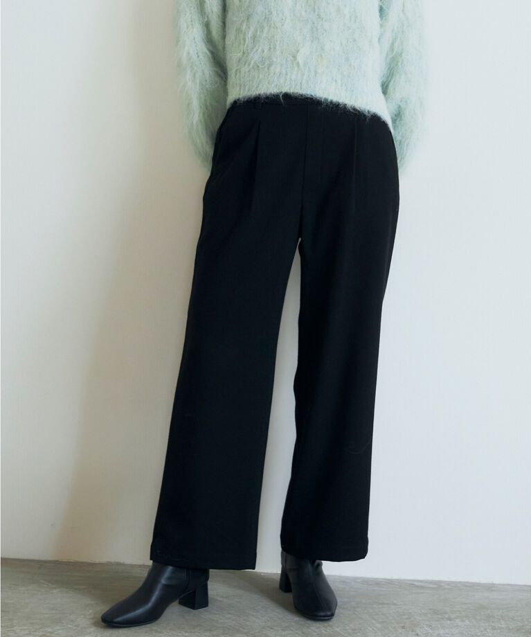 THE SHOP TK「【＠BAILA掲載】両面起毛ベーシックワイドパンツ/洗える」|その他|