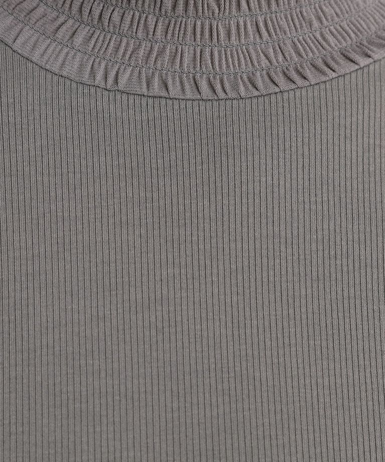 THE SHOP TK「シアーチュール切替プルオーバー【洗濯機OK】」|Tシャツ・カットソー|