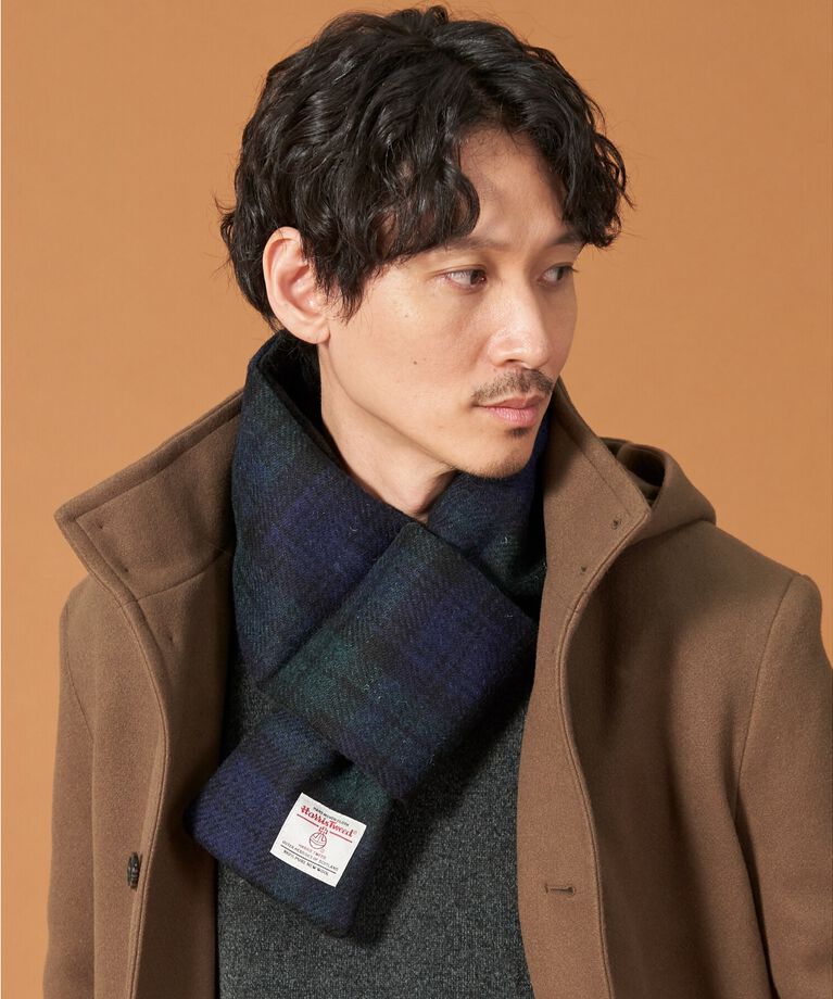 THE SHOP TK「【HARRIS TWEED／ハリスツイード】中綿入り差込マフラー」|ストール|