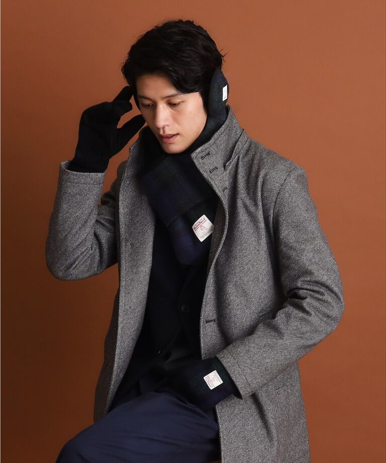 THE SHOP TK「【HARRIS TWEED／ハリスツイード】中綿入り差込マフラー」|ストール|