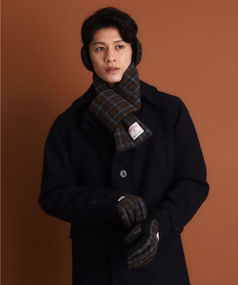 THE SHOP TK「【HARRIS TWEED／ハリスツイード】中綿入り差込マフラー」|ストール|
