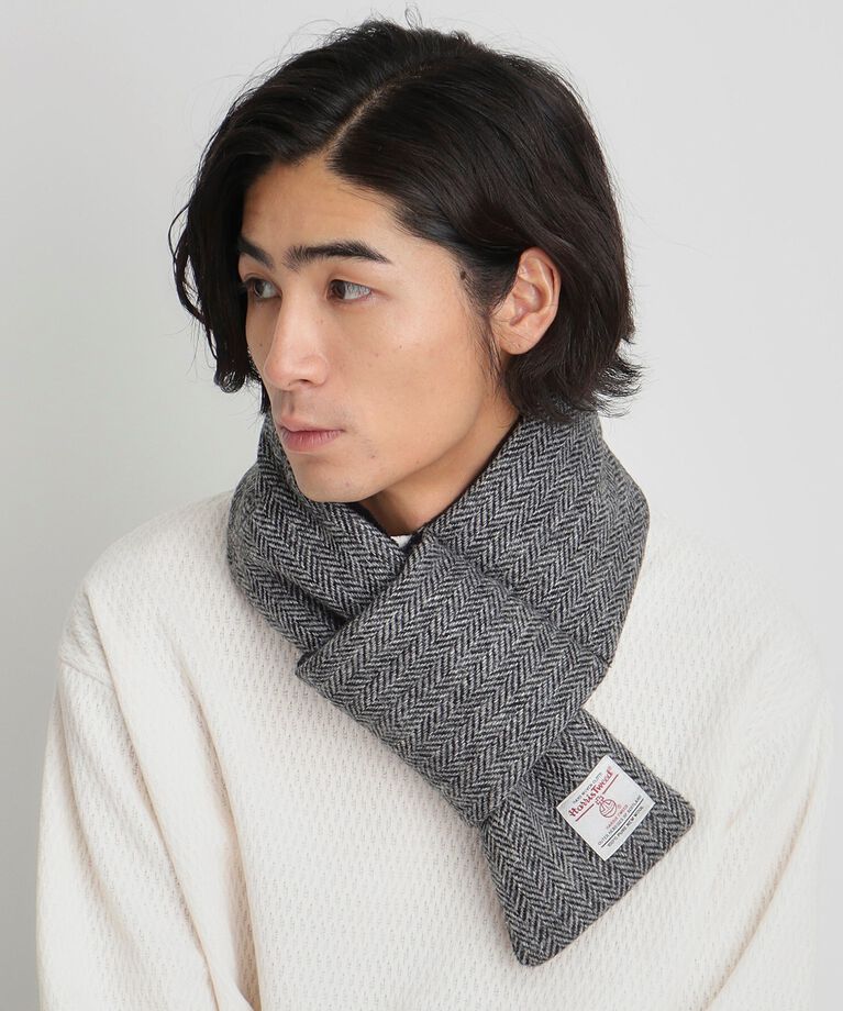 THE SHOP TK「【HARRIS TWEED／ハリスツイード】中綿入り差込マフラー」|ストール|