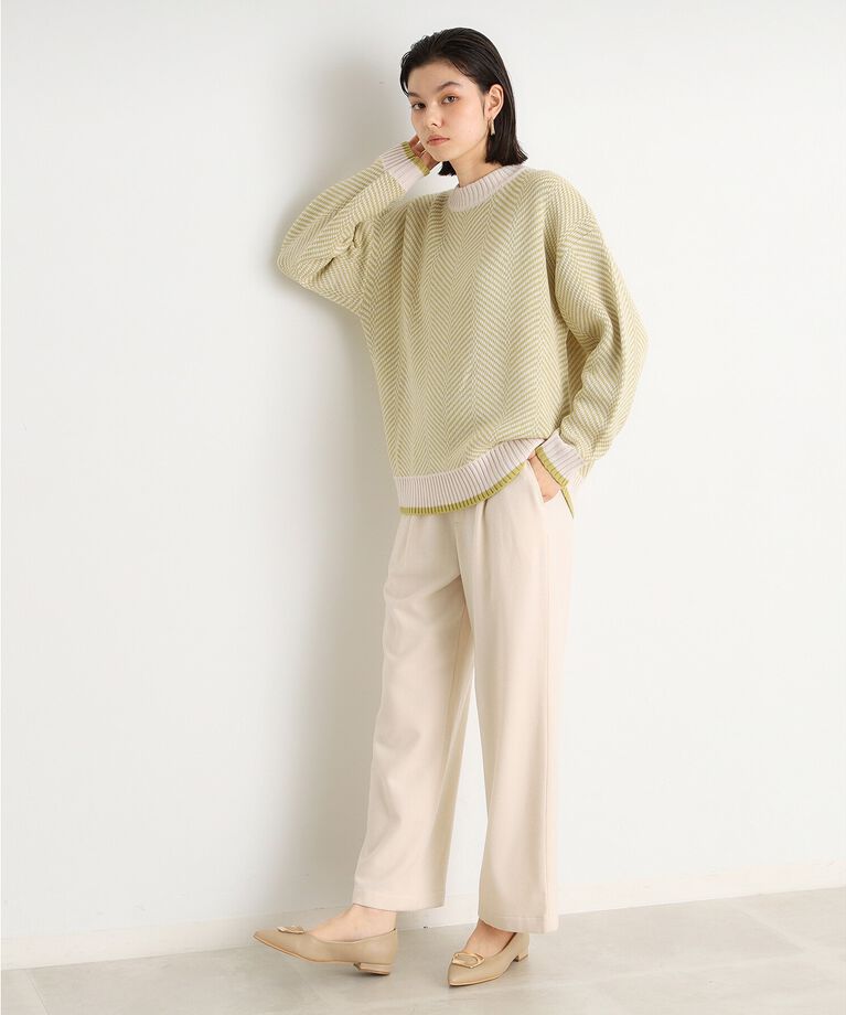 THE SHOP TK「ラメヘリンボーンニット【洗濯機OK】」|ニット・セーター|