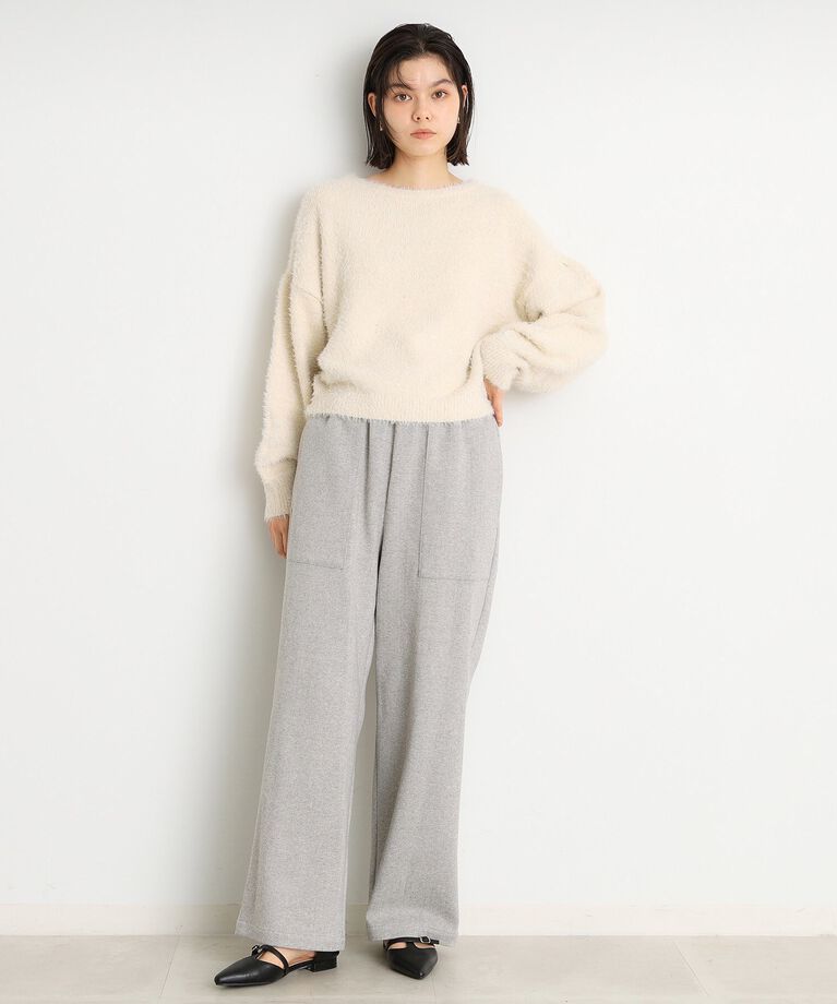 THE SHOP TK「圧縮ジャージ柄アソートワイドイージーパンツ」|その他|