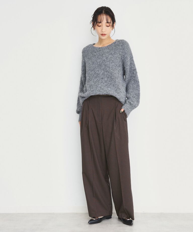 THE SHOP TK「【洗えるパンツ】裏起毛タックワイド」|その他|