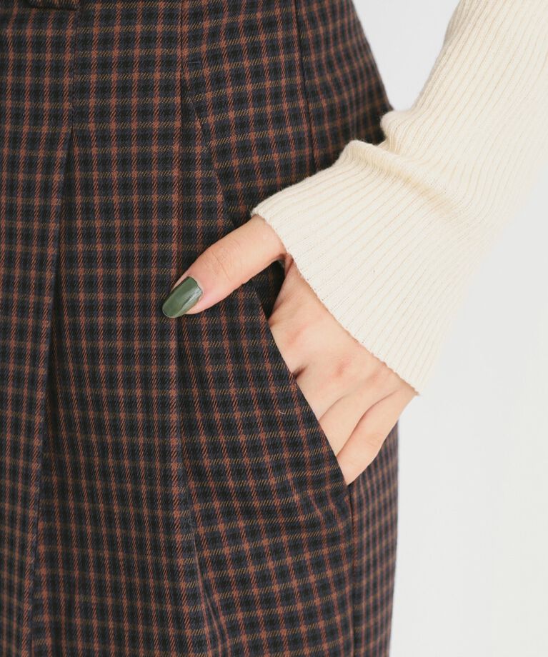 THE SHOP TK「【洗えるパンツ】裏起毛タックワイド」|その他|